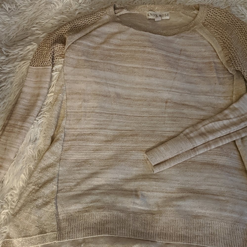 Gold sweater